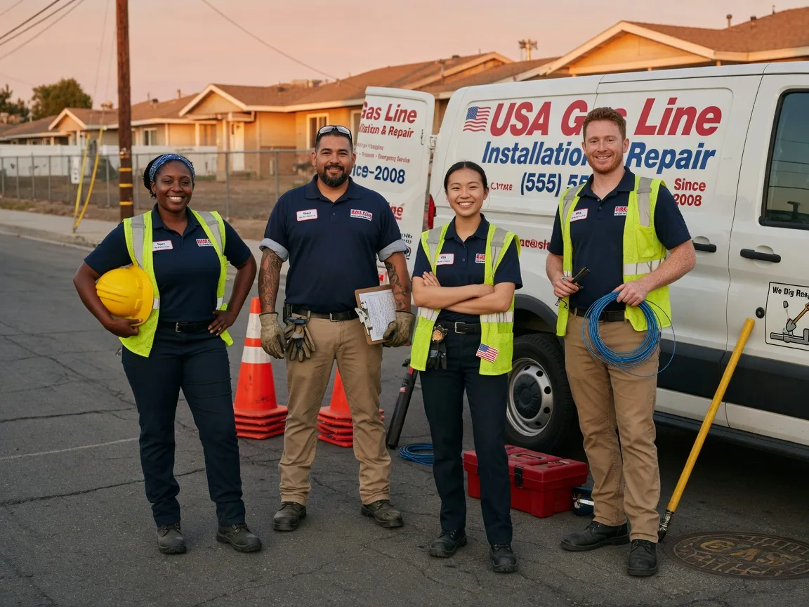 Gas Line Installation company in Metcalf, IL